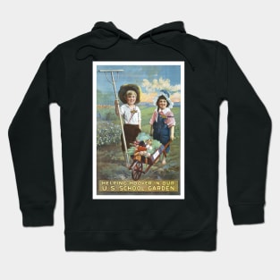 U.S. School Gardens, 1919. Vintage Poster Hoodie